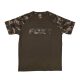 Fox Outline T-Shirt Khaki Camo Tričko 3XL