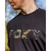 Fox Logo T-shirt Čierne Camo Tričko M