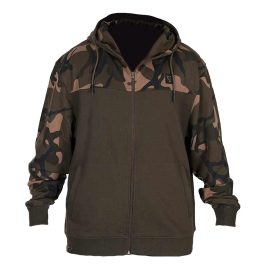   Fox LW Khaki-Camo Split Zip Hoody Mikina s kapucňou na zips M