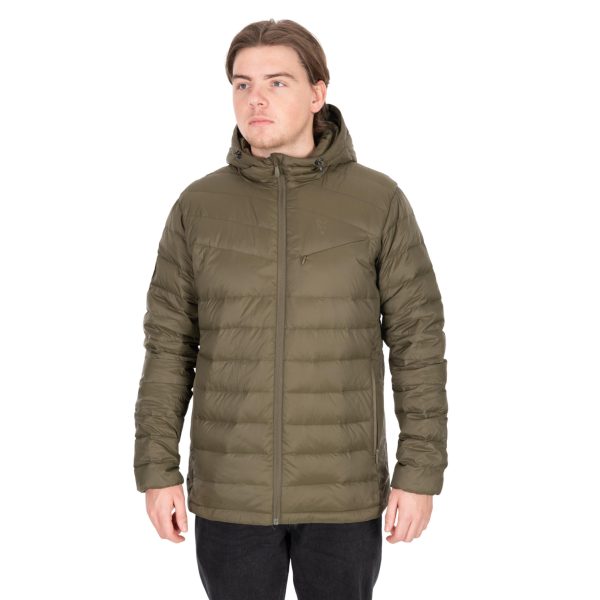 Fox Explorer Downfill Packaway Khaki Jacket Pehelykabát L