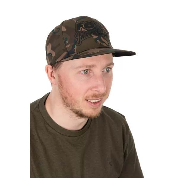 Fox Snapback Hat Maskáčová baseballová čiapka