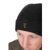 Fox Collection Beanie Čierno-Oranžová Čiapka