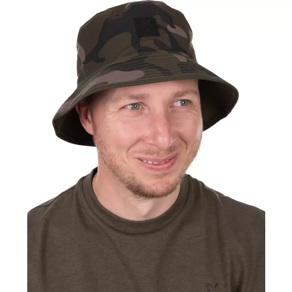 Fox Reversibe Bucket Hat Khaki Klobúk