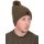 Fox Khaki Knitted Bobble Čiapka s brmbolcom