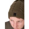 Fox Khaki Knitted Bobble Čiapka s brmbolcom