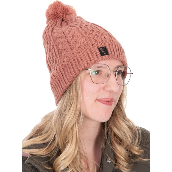 Fox Womens Knitted Bobble Dámska Čiapka s Brmbolcom