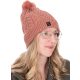 Fox Womens Knitted Bobble Dámska Čiapka s Brmbolcom