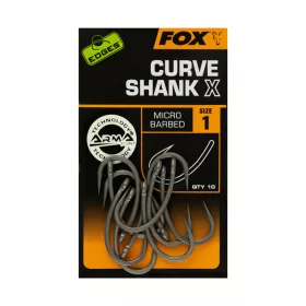 Fox EDGES™ Curve Shank X Veľkosť 1 Háčik