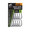 Fox Wide Gape Beaked X 2 Füles, Szakállas Pontyozó Horog 10db