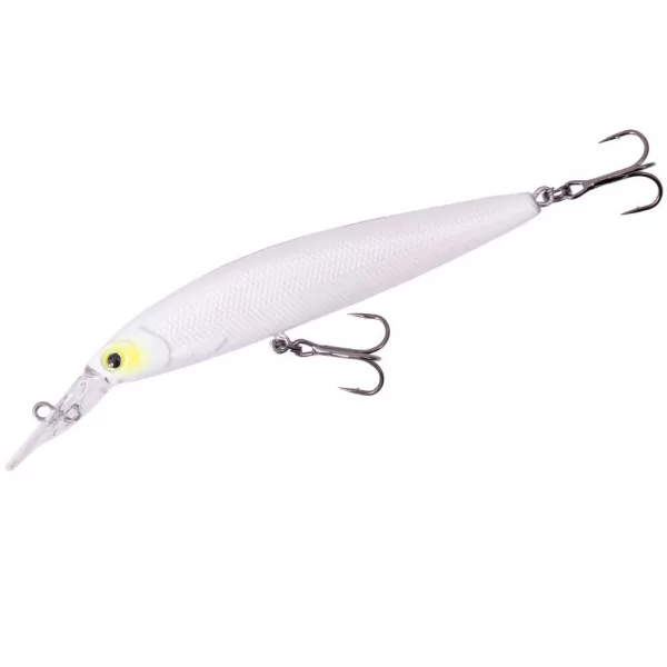 Major Craft Ceana Jerkbait 90SPM Middle 9cm 11gr #004 Yellow Cheek Pearl White Plávajúci Wobler