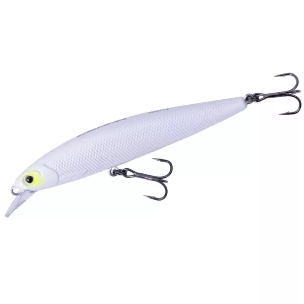 Major Craft Ceana Jerkbait 90SPS Shallow 9cm 10gr #004 Yellow Cheek Pearl White Plávajúci Wobler