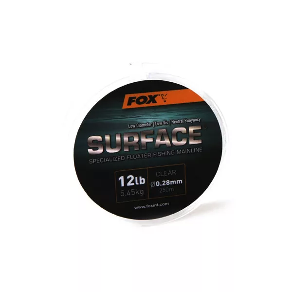 Fox Surface™ Floater Mainline - Priehľadná 15lb/0.30mm Monofilný vlasec