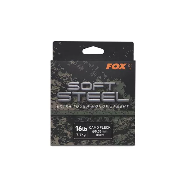 Fox Soft Stell Camo 0,33mm 1000m Monofilový hlavný vlasec