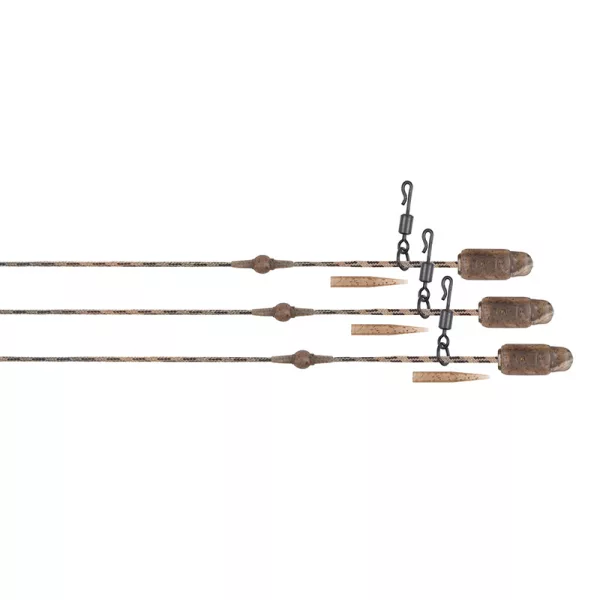 Fox Edges Camo Heli-Clip Rigs 30lb Submerge Heli-Clip Koncová montáž 3ks