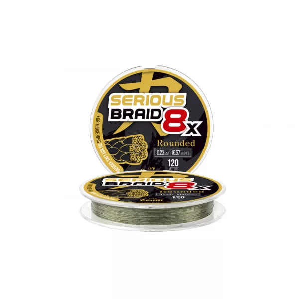 Carp Zoom Serius 8X Zelená 120m 0,13mm Pletená hlavná šnúra