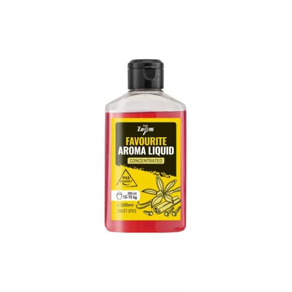 Carp Zoom Favourite Sladká korenená tekutá aróma 200ml