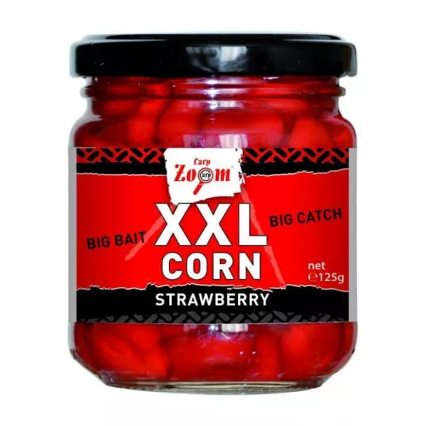Carp Zoom CZ Veľká rybárska kukurica, jahoda, 125 g, 220 ml