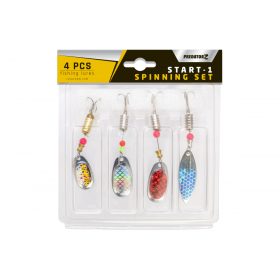 Predator Z 4-5gr Rôzne farebné rotačné blyskáče 4ks