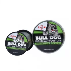   Carp Zoom CZ Bull-Dog Monofilový kaprársky vlasec, o 0,31 mm, 300 m, 12,65 kg, tmavozelený