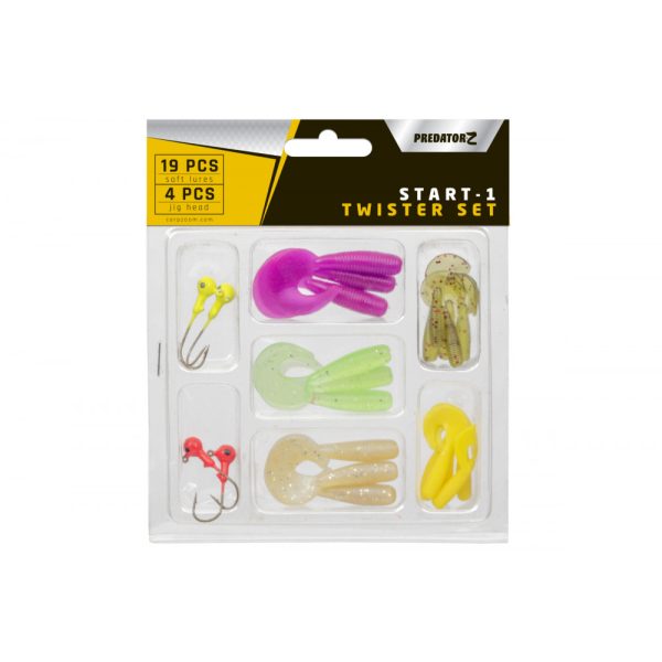 Predator Z Start-1 Farebná súprava twisterov 0,5-1,7gr 23ks