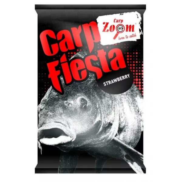 Carp Zoom CZ Carp Fiesta krmivo, jahoda, 1kg