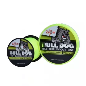   Carp Zoom CZ Bull-Dog Fluo monofilový kaprársky vlasec, o 0,25 mm, 1000 m, 8,8 kg, fluo zelený