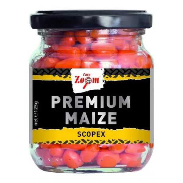 Carp Zoom CZ Prémiová rybárska kukurica, scopex, 125 g, 220 ml