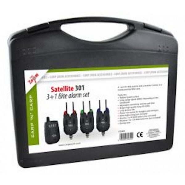 Carp Zoom CZ Satellite 301 súprava elektronických signalizátorov záberu 3+1