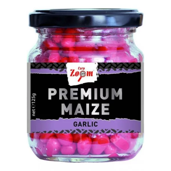 Carp Zoom CZ Prémiová rybárska kukurica, cesnak, 125 g, 220 ml