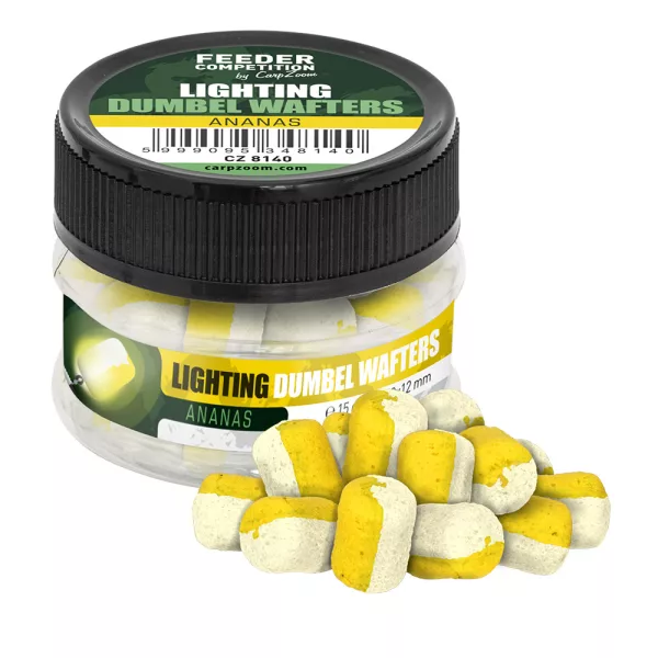 Feeder Competition Lighting Dumbel Wafters Ananász 8x12mm Wafters 15gr