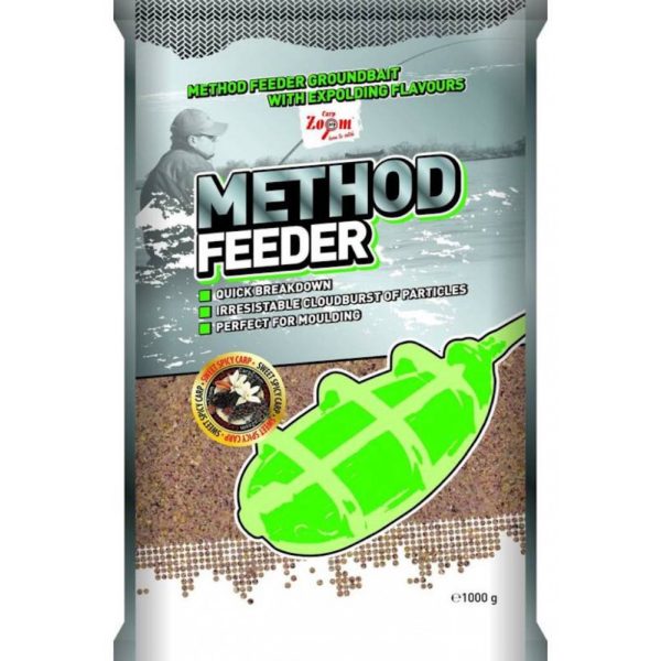 Carp Zoom CZ Method Feeder kŕmna zmes, tigrí orech, čokoláda-karamel, 1kg