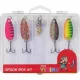 KINETIC Little Viking Spoon Box Kit Súprava umelých nástrah