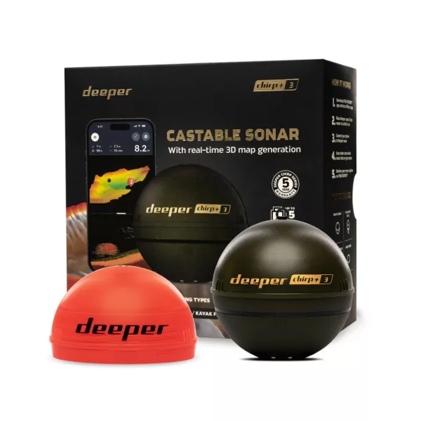 Deeper Smart Sonar Chirp+3 Sonar na ryby