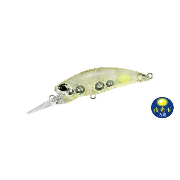 Duo Tetra Works TotoShad 4,8cm 4,5gr CCC0364 Clear Light Yellow Potápavý Wobbler