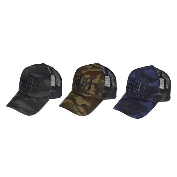 Duo Trucker Mesh Cap 19 Navy Camo Baseball Čiapka