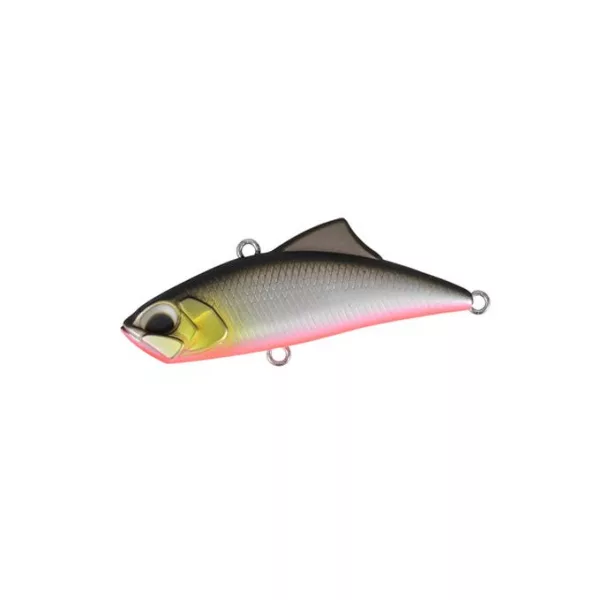 Duo Spearhead Ryuki VIB 4,5cm 5,3gr ASA4082 Mat Black Back RB Potápavý Wobbler
