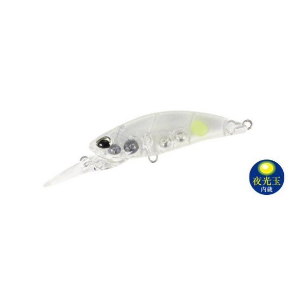 Duo Tetra Works TotoShad 4,8cm 4,5gr CCC0382 Clear Glow Potápavý Wobbler