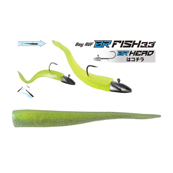 Duo Bayruf BR Fish 8,4cm S043 Chart Silver Plastová nástraha 7ks