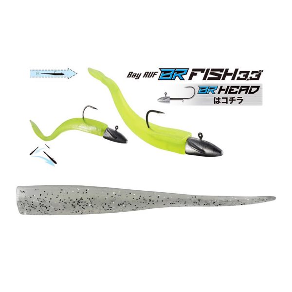 Duo Bayruf BR Fish 8,4cm S047 Shirasu Pearl Plastová nástraha 7ks