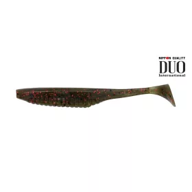   Duo Realis Versa Shad 7,6cm F018 Green Pumpkin Red Flake Plastová Nástraha 10ks
