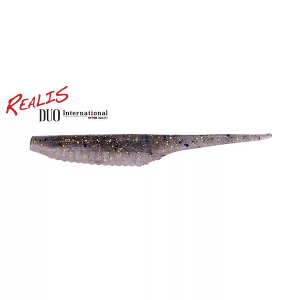 Duo Realis Versa Pintail 7,6cm F078 Gold Flash Shad Plastová Nástraha 10ks