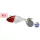 Duo Realis Spin 35 SW 3,5cm 7gr ACC0001 Pearl Red Head Spin-Tail Umelá nástraha
