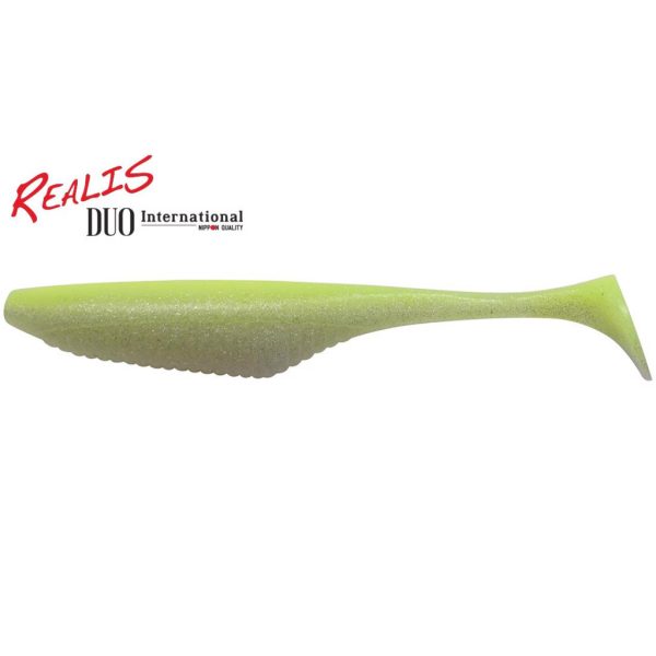 Duo Realis Versa Shad Fat 12,5cm F075 Chartreuse Shad Plastová Nástraha 5ks