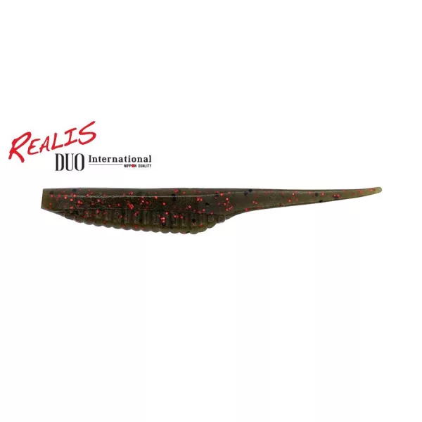 Duo Realis Versa Pintail 12,5cm F018 Green Pumpkin Red Flake Plastová Návnada 5ks