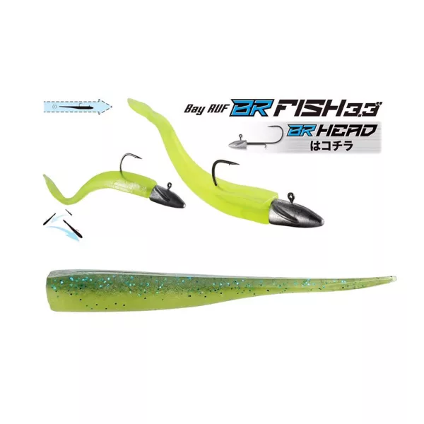 Duo Bayruf BR Fish 8,4cm F097 Young Water Melon Plastová Nástraha 7ks