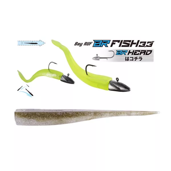 Duo Bayruf BR Fish 8,4cm F099 Rikyu Plastová Nástraha 7ks
