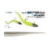 Duo Bayruf BR Fish 8,4cm F103 Electric Olive Plastová Nástraha 7ks
