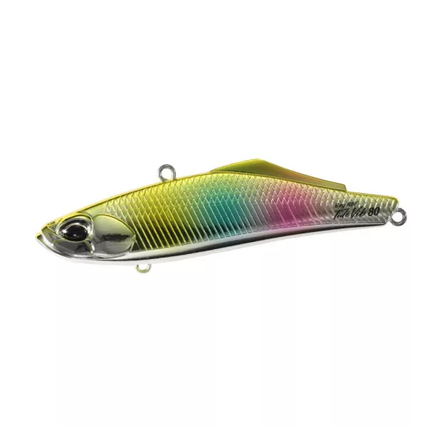 Duo Bayruf Tide Vib 80 8cm 25gr MCC0680 UV Gold Rainbow Potápavý Wobler