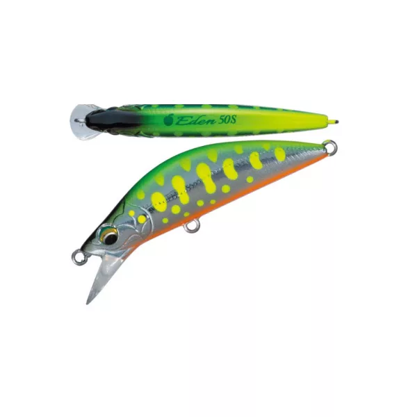 Major Craft Finetail Eden 50H 5cm 5,5gr #017 Lime Chart Yamame Potápavý Wobler