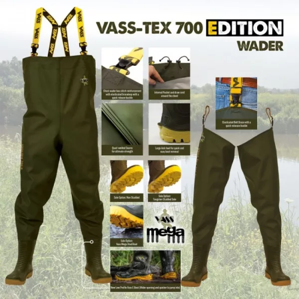 Vass-Tex 700E Melles Csizma 44